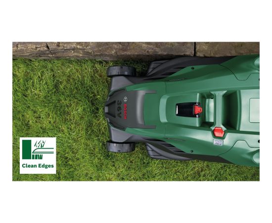 Bosch cordless lawn mower AdvancedRotak 36V-40-650, 36Volt (green/black, 2x Li-ion battery 2.0Ah, POWER FOR ALL)