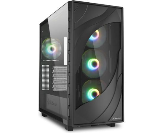 Sharkoon Rebel C80G RGB, tower case (black, tempered glass)