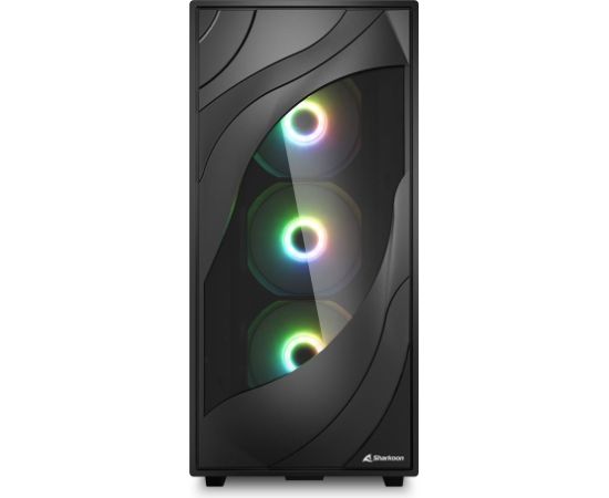Sharkoon Rebel C80G RGB, tower case (black, tempered glass)