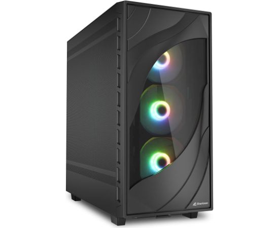 Sharkoon Rebel C80M RGB, tower case (black)