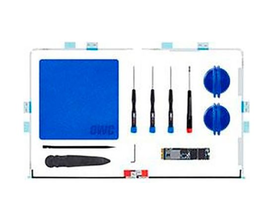 OWC Aura Pro X2 Gen4 2 TB, SSD (PCIe 4.0 x4, NVMe 1.4, Custom Blade, incl. upgrade kit with tools and adhesive)