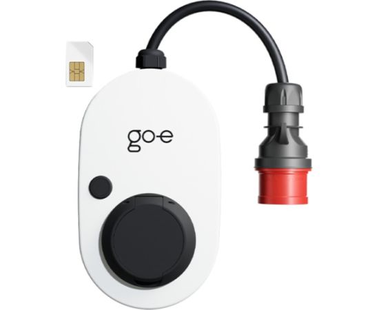 go-e Charger Gemini flex 2.0, 11 kW (16A 3-phase), wallbox (white/black, mobile charging station, 4G/LTE)