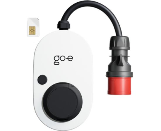 go-e Charger Gemini flex 2.0, 22 kW (32A 3-phase), wallbox (white/black, mobile charging station, 4G/LTE)