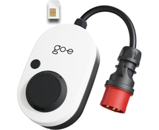 go-e Charger Gemini flex 2.0, 22 kW (32A 3-phase), wallbox (white/black, mobile charging station, 4G/LTE)
