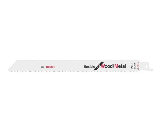 Bosch sabre saw blade S 1122 VF Flexible for Wood and Metal, 25 pieces (length 225 mm)