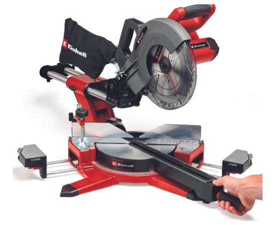 Einhell cordless mitre saw TE-MS 36/10 L Li-Solo, 36Volt (2x18V) (red, without battery and charger)