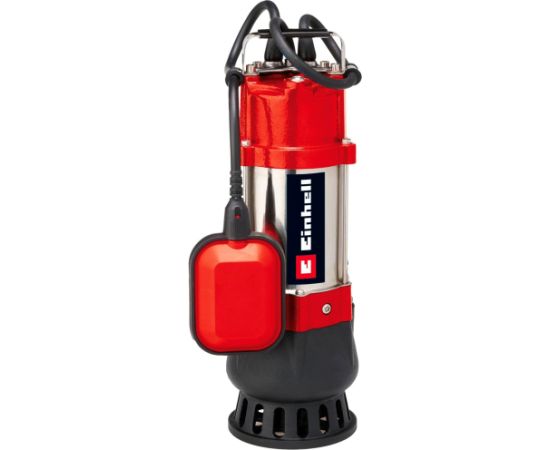 Einhell dirty water pump GC-DP 5010 G, submersible / pressure pump (red/stainless steel, 500 watts)
