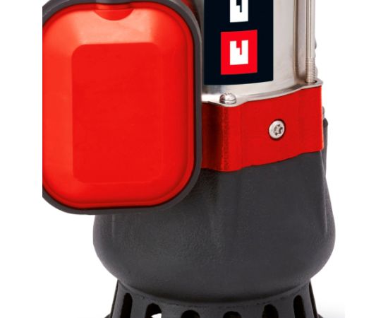 Einhell dirty water pump GC-DP 5010 G, submersible / pressure pump (red/stainless steel, 500 watts)