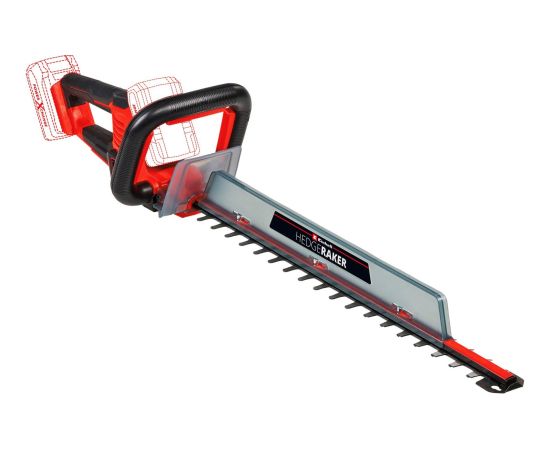 Einhell cordless hedge trimmer GE-CH 36/61 Li-Solo, 36Volt (2x18V) (red/black, without battery and charger)