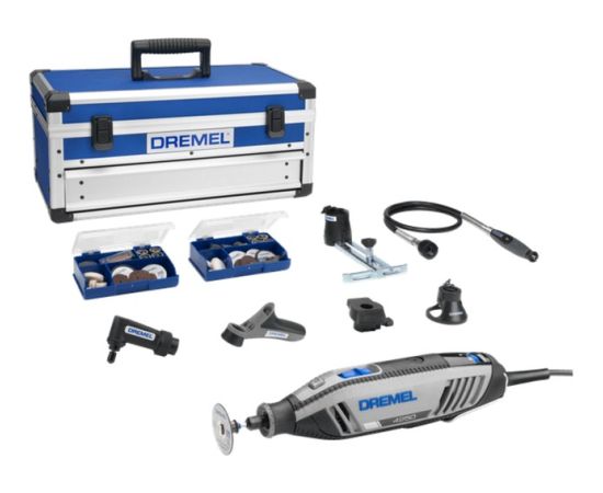 Dremel multi-function tool 4250-6/128 (grey, 175 watts, 128-piece accessories, aluminum case)
