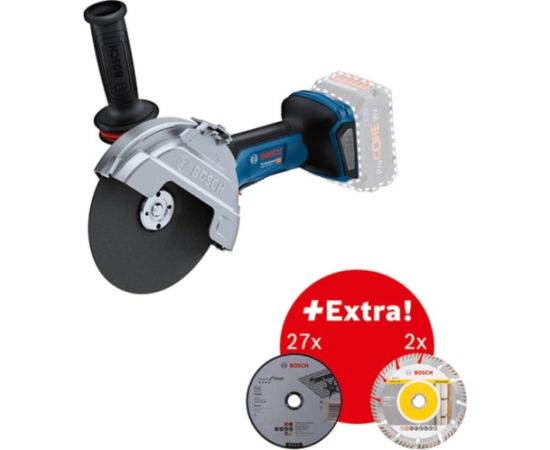 Bosch cordless eccentric sander GEX 18V-125 Professional + M480 starter set (blue/black, without battery and charger, in L-BOXX)