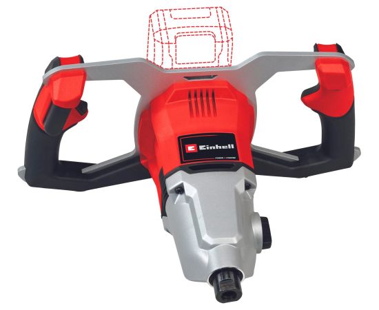 Einhell Professional Cordless Paint/Mortar Mixer TP-MX 18-2 Li BL - Solo, 18Volt, Mixer (red/black, without battery and charger)