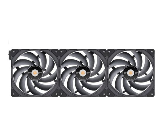 Thermaltake TOUGHFAN EX14 Pro High Static Pressure PC Cooling Fan – Swappable Edition, Case Fan (Black, 3-Fan Pack)