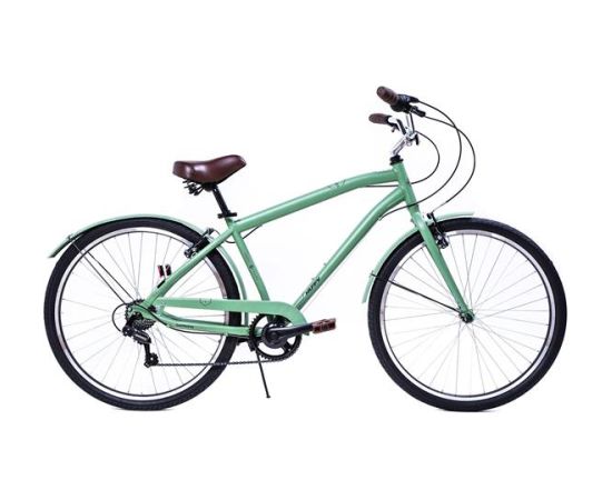 Huffy Sienna 27.5" Vintage velosipēds, Shimano 7-speed index, Zaļš