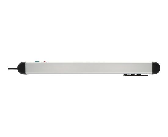 Brennenstuhl Premium-Protect-Line 8-way power strip (black/aluminium, 3 metres, 60,000A surge protection)