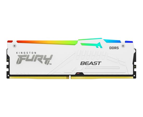 Kingston FURY 32 GB DDR5-5600, memory (white, KF556C40BWA-32, Beast RGB, XMP)