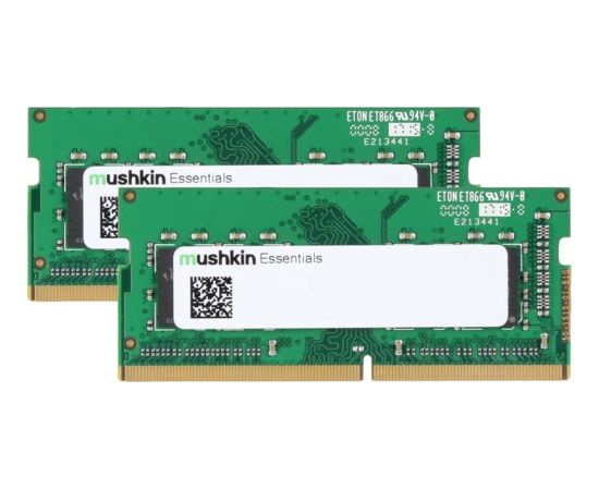 Mushkin DDR4 -32 GB - 3200 - CL - 22 - Dual Kit, RAM (MES4S320NF16GX2, Essentials)