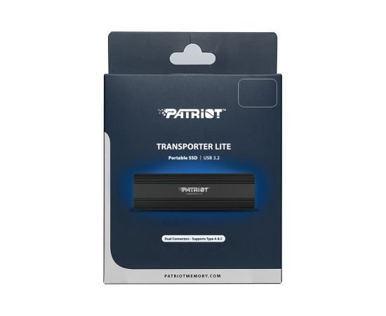 Patriot Transporter LT 1TB USB3.2 Type-C SSD 1000 MB/s Alu Black