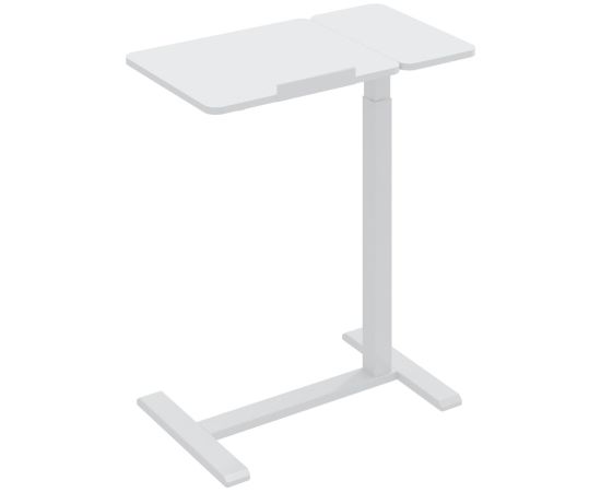 Maclean mobile desk/laptop stand, white, height adjustment 76-109cm, max. 30kg , MC-120 W