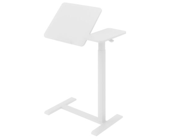 Maclean mobile desk/laptop stand, white, height adjustment 76-109cm, max. 30kg , MC-120 W