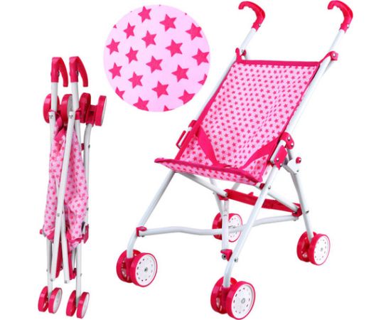 Leļļu ratiņi ZA4545 pink