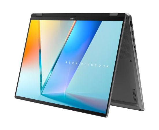 Ultrabook ASUS VivoBook Flip TP3607SH-RJ013W CPU  Core Ultra u7-258V 2200 MHz 16" Touchscreen 2880x1800 RAM 16GB LPDDR5x SSD 1TB NVIDIA® GeForce RTXT 5050 Laptop GPU 8GB ENG Card Reader Micro SD Windows 11 Home Grey 1.8 kg 90NB15S1-M001F0