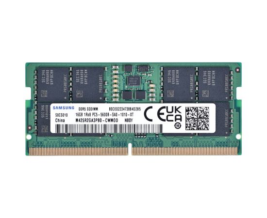 Samsung SO-DIMM 16GB DDR5 1Rx8 5600MHz PC5-44800 M425R2GA3PB0-CWM