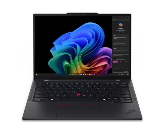 Lenovo ThinkPad T14s Gen 6 (Snapdragon) Copilot+ PC Qualcomm Snapdragon X1E-78-100 Laptop 35.6 cm (14") Touchscreen WUXGA 32 GB LPDDR5x-SDRAM 1 TB SSD Wi-Fi 7 (802.11be) Windows 11 Pro US English Black