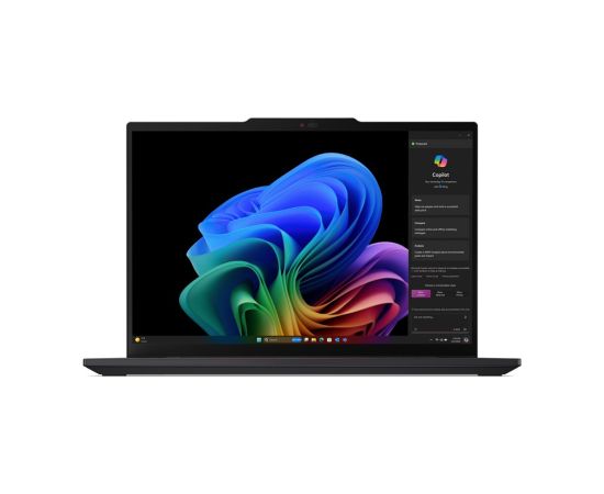 Lenovo ThinkPad T14s Gen 6 (Snapdragon) Copilot+ PC Qualcomm Snapdragon X1E-78-100 Laptop 35.6 cm (14") Touchscreen WUXGA 32 GB LPDDR5x-SDRAM 1 TB SSD Wi-Fi 7 (802.11be) Windows 11 Pro US English Black