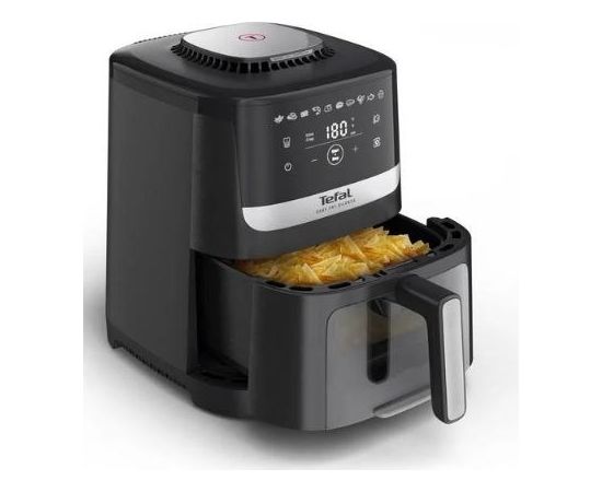 Tefal Easy Fry Silence EY5568E0 fryer Single 5 L Stand-alone Hot air fryer Black, Stainless steel