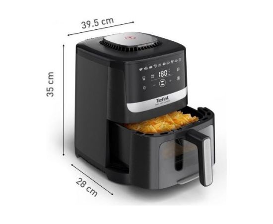 Tefal Easy Fry Silence EY5568E0 fryer Single 5 L Stand-alone Hot air fryer Black, Stainless steel