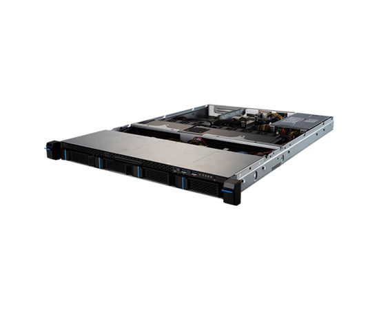 Platforma MSI Rack (1U) AMD S1102-02 Epyc 4004/4005 Ryzen 7000/9000 (4x 3,5"/2,5", 2xM.2, 2x10Gbe, IPMI, 1+1 450W)