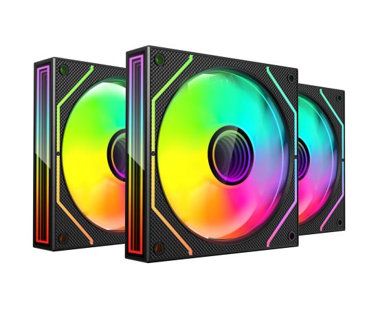TACENS MARS MF-3DPROKIT FANS 120 ARGB x3 BK- wentylatory+hub+pilot (TACMARS-MF3DPROKIT)