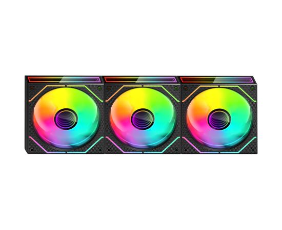 TACENS MARS MF-3DPROKIT FANS 120 ARGB x3 BK- wentylatory+hub+pilot (TACMARS-MF3DPROKIT)
