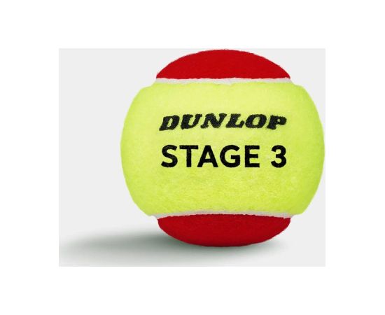 Tennis balls DUNLOP STAGE 3 RED 3-box ITF