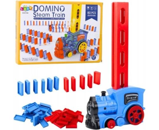 Leantoys Elektryczna Lokomotywa Na Baterie Klocki Domino Para Wodna 80el
