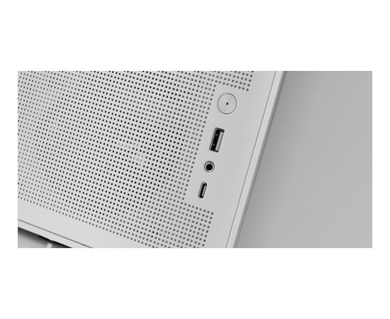 Mars Gaming MCXPSW mATX Ultra-Compact Gaming PC Case with MESH & Glass Panel