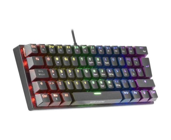 Mars Gaming MK60BUS Spēļu mehāniskā tastatūra RGB / Blue Switch / US
