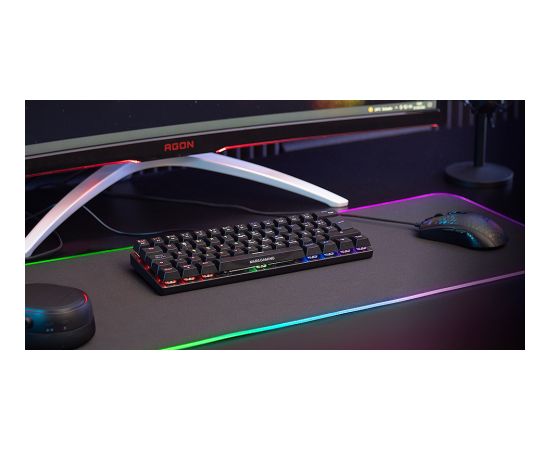 Mars Gaming MK60BUS Spēļu mehāniskā tastatūra RGB / Blue Switch / US