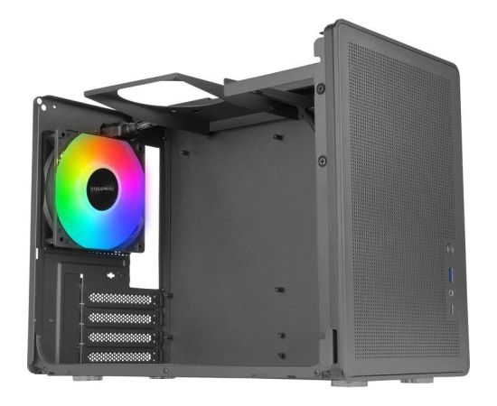 Mars Gaming MCXPS mATX Ultra-Compact Gaming PC Case with MESH & Glass Panel