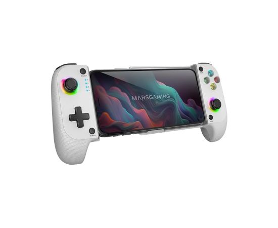 Mars Gaming MGPXW 2in1 Spēļu kontrolieris priekš telefoniem līdz 6,8" Bluetooth/USB (PS4, PS3, Android, iOS)