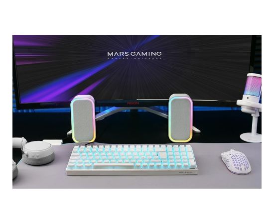Mars Gaming MSOMW USB DSP Стерео система для ПК 20W / RGB / Bluetooth 5.3