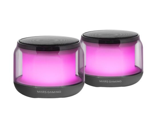 Mars Gaming MSAURA USB DSP Stereo Datoru skaļruni 15W / RGB / Bluetooth 5.3