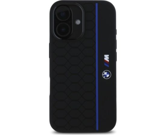 BMW Silicone MagSafe Hexagon Blue Line Cover Aizsargapvalks priekš Apple iPhone 16