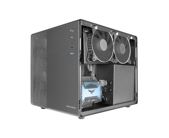 Mars Gaming MCMPRO Professional Compact PC Case mATX (Double Chamber)