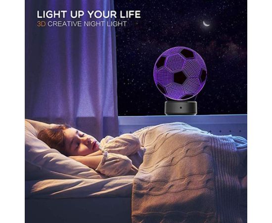 Elight ILU 3D Ilūzijas LED Nakts Lampa ar sirdi Teddy Bear Siltā Gaisma (10x17cm) USB Barošana