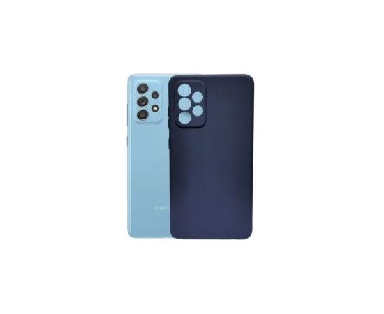 iLike Samsung  Matt TPU case for Samsung Galaxy A52 4G / A52 5G / A52S 5G dark blue