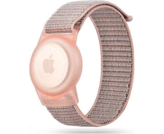 Tech-Protect Nylon Children's Strap for Apple AirTag - Pink