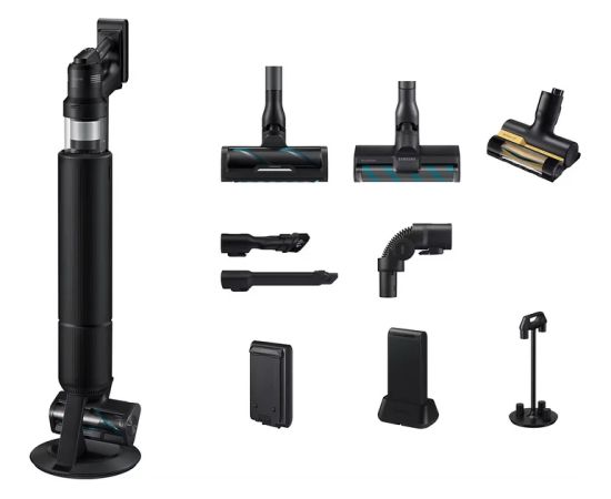 Samsung VS90F40DEK/GE Bespoke AI Jet Ultra Black 400W bezvadu putekļu sūcējs