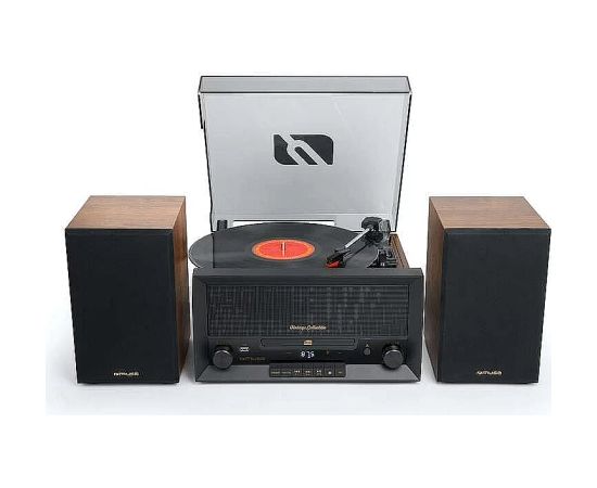 Muse MT-121, CD, USB, Bluetooth, plašu atskaņotājs, melna/brūna - Mūzikas sistēma